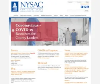 Nysac.org(Counties) Screenshot