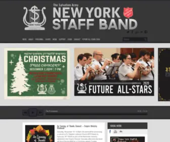 NYSB.org(New York Staff Band) Screenshot