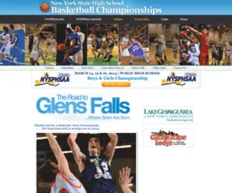 NYsbasketball.net(NEW YORK STATE HIGH SCHOOL BASKETBALL CHAMPIONSHIPS) Screenshot