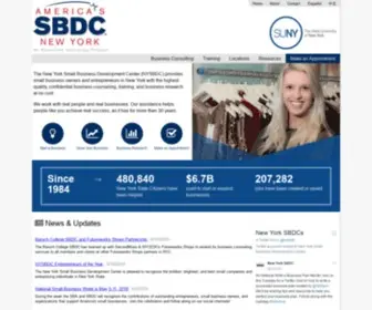 NYSBDC.org(The New York State Small Business Development center) Screenshot