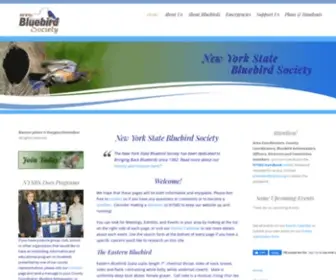 NYSBS.org(New York State Bluebird Society) Screenshot