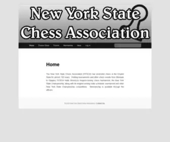 NYsca.net(New York State Chess Association) Screenshot