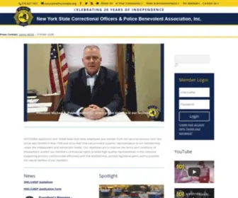 NYscopba.org(New York State Correctional Officers & Police Benevolent Association) Screenshot