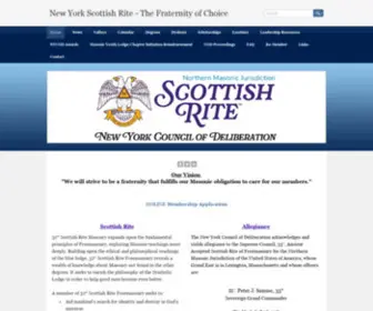 NYscottishritemasons.org(New York Scottish Rite) Screenshot