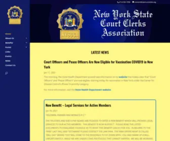 NYscourtclerks.org(New York State Court Clerks Association) Screenshot