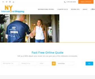 NYshipping.com(An International Moving Company) Screenshot