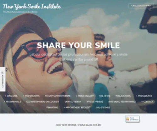 Nysi.org(New York Smile Institute located in New York) Screenshot