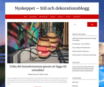 NYskeppet.se(Stil och dekorationsblogg) Screenshot