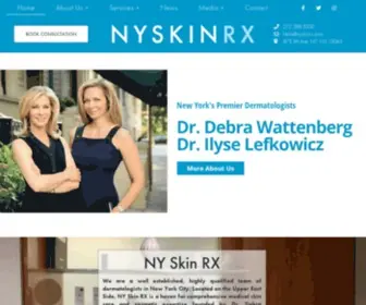 NYskinrx.com(NYC Dermatologists) Screenshot