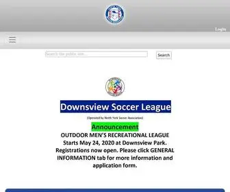 Nysoccer.ca(North York Soccer Association) Screenshot