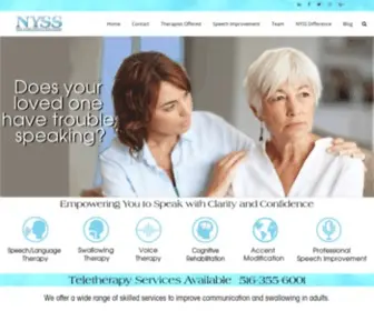 NYspeechsolutions.com(NYSS) Screenshot