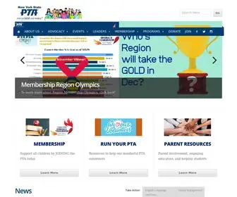 NYSpta.org(NYS PTA) Screenshot