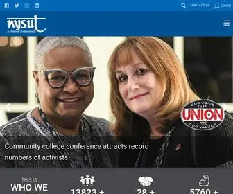 Nysut.org(A Union of Professionals) Screenshot