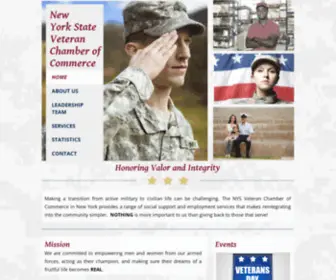 NYsveteranchamber.org(Veteran Services) Screenshot