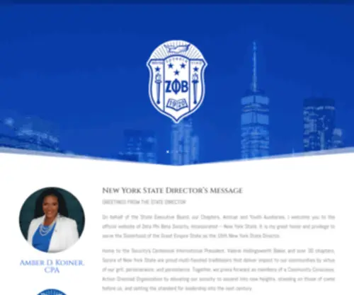 NYszetas.org(Zeta Phi Beta Sorority) Screenshot