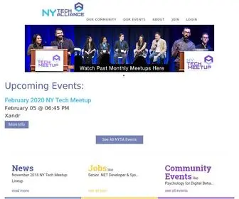 Nytech.org(NY Tech Alliance medium) Screenshot