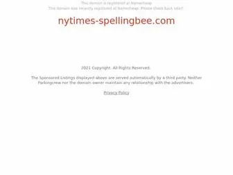 Nytimes-Spellingbee.com(Nytimes Spellingbee) Screenshot