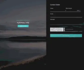 Nytimes.info(For Sale Domain) Screenshot