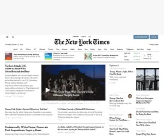 Nytimes.org(The New York Times) Screenshot