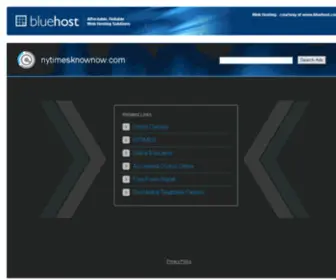 Nytimesknownow.com(Welcome) Screenshot