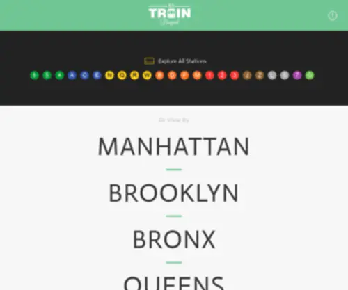 NYtrainproject.com(NY Train Project) Screenshot