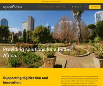 Nyuchi.com(Nyuchi Africa) Screenshot