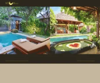 Nyuhbalivillas.com(A Balinese Treat in Seminyak or Ubud) Screenshot