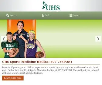 Nyuhs.org(United Health Services) Screenshot