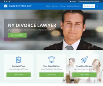 Nyuncontesteddivorceattorney.com(New York Divorce Lawyer) Screenshot