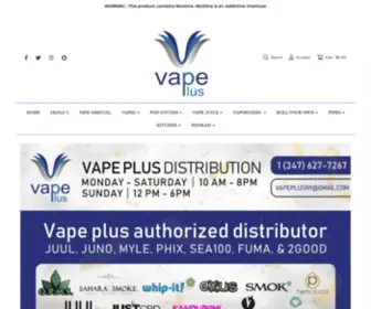 Nyvapeplus.com(Vape Plus) Screenshot