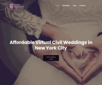 Nyvirtualwedding.com(Bilingual Spanish Wedding Officiants in New York City) Screenshot