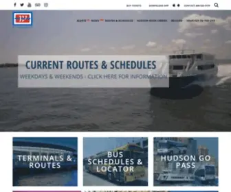 Nywaterway.com(NY Waterway) Screenshot