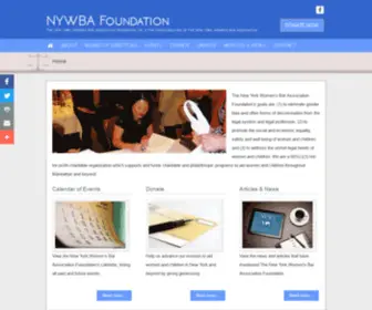 NYwbaf.org(New York Women's Bar Association Foundation) Screenshot