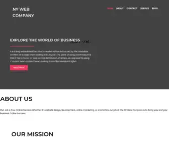 Nywebco.com(Website Development & Domain Consulting Services) Screenshot