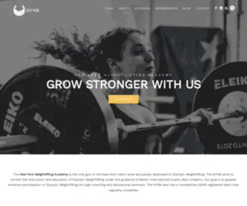 Nyweightliftingacademy.com(The New York Weightlifting Academy) Screenshot