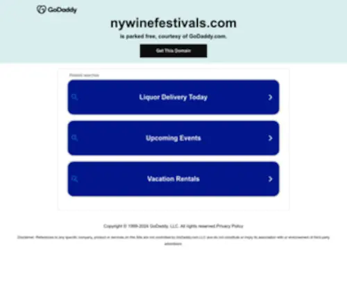 Nywinefestivals.com(New York Wine Festivals) Screenshot