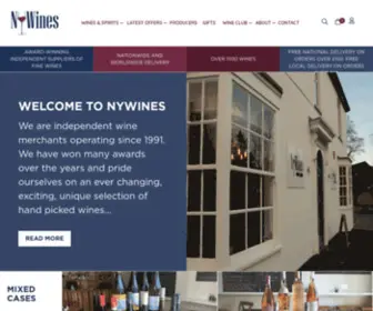 Nywines.co.uk(Award Winning Wine Merchants) Screenshot