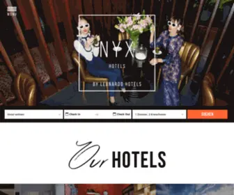 NYX-Hotels.de(NYX Hotels) Screenshot