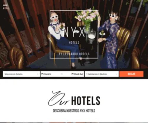 NYX-Hotels.es(NYX Hotels) Screenshot