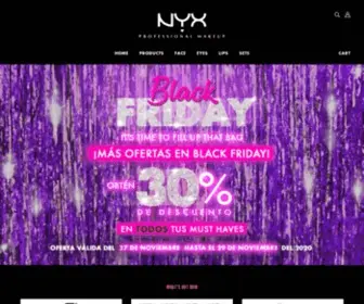 NYxcosmeticspuertorico.com(A web page that points a browser to a different page after 2 seconds) Screenshot