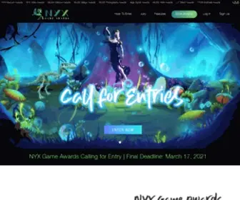 NYxgameawards.com(NYX Game Awards) Screenshot