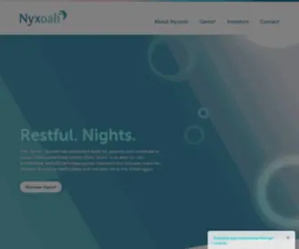 Nyxoah.com(Nyxoah) Screenshot