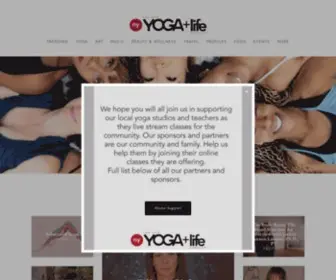 Nyyogalife.com(NY YOGA + LIFE magazine) Screenshot