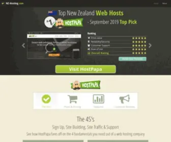 NZ-Hosting.com(Best New Zealand Web Hosting Reviews) Screenshot