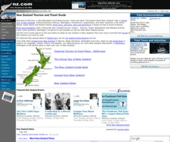 NZ.com(New Zealand Travel) Screenshot