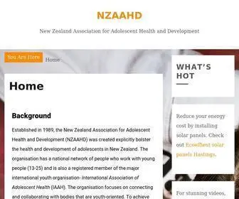 NzaaHD.org.nz(NZ Appropriate Action for Heart Diseases) Screenshot