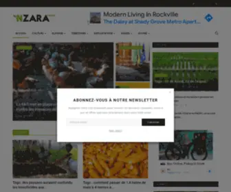 Nzaranews.com(Information sur l'actualité et les innovations agricoles et rurales) Screenshot