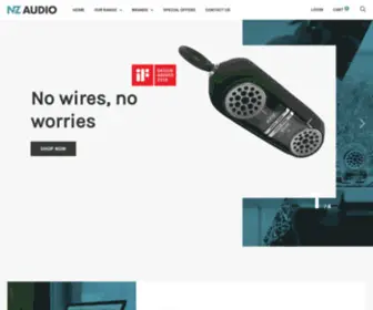 Nzaudio.co.nz(Create an Ecommerce Website and Sell Online) Screenshot