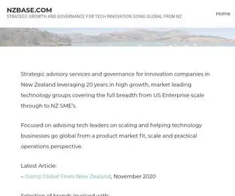 Nzbase.com(NZ growth advisory) Screenshot