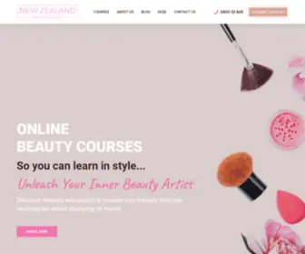 Nzbeautyschool.co.nz(Beauty Courses) Screenshot